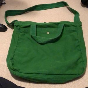 Gap green tote bag .